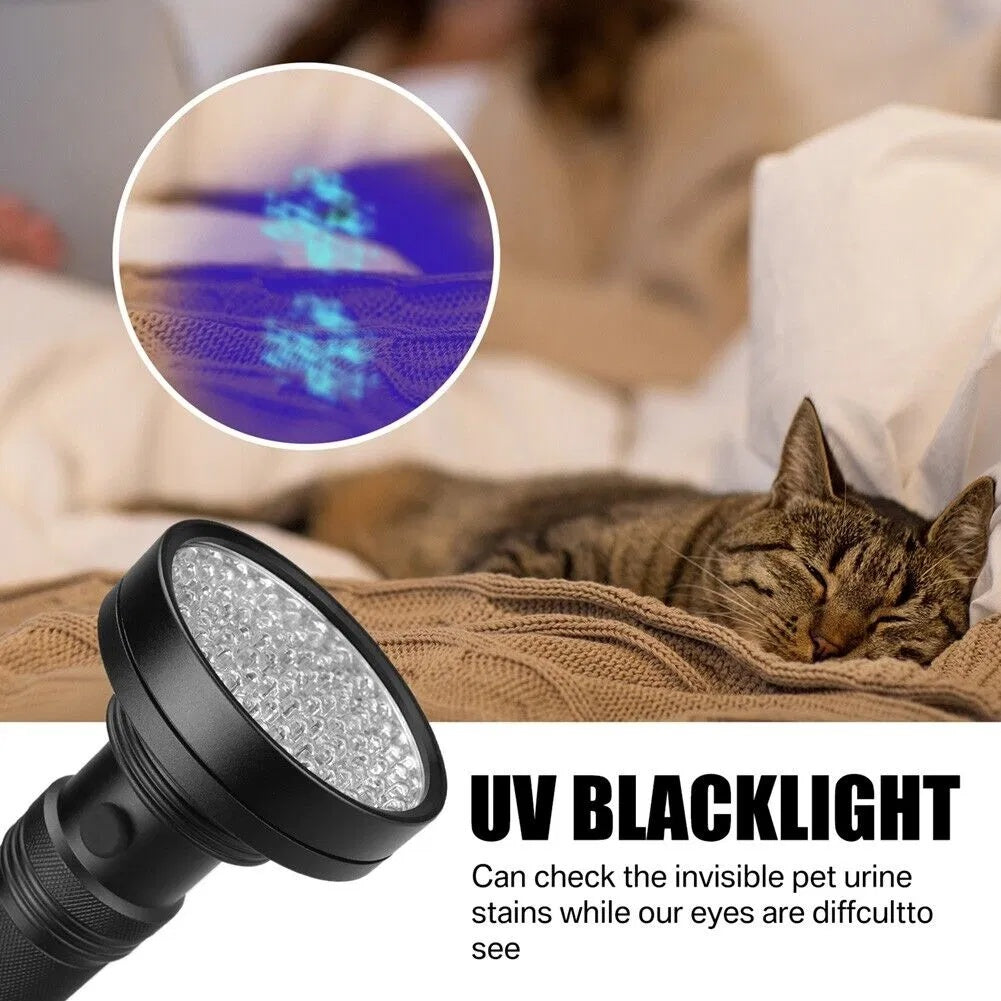 UV Ultraviolet Light LED Flashlight BlackLight 395nM Inspection Lamp Torch