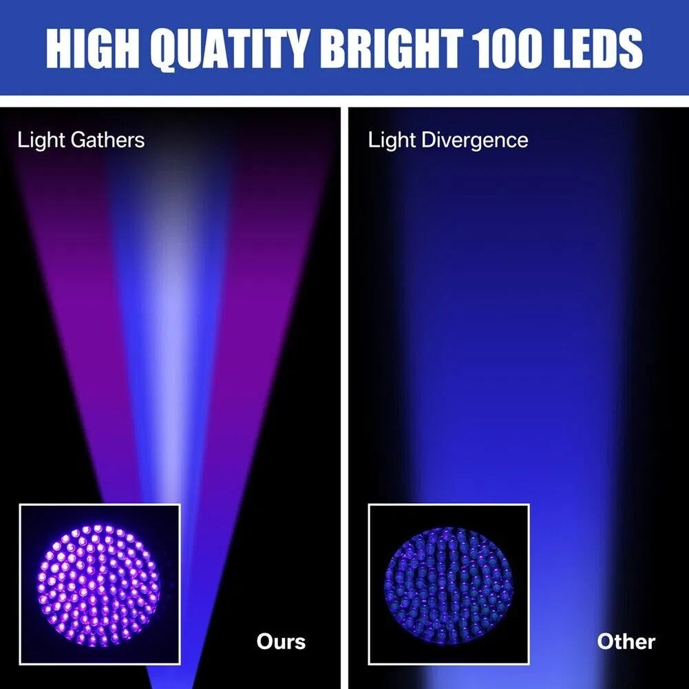 UV Ultraviolet Light LED Flashlight BlackLight 395nM Inspection Lamp Torch